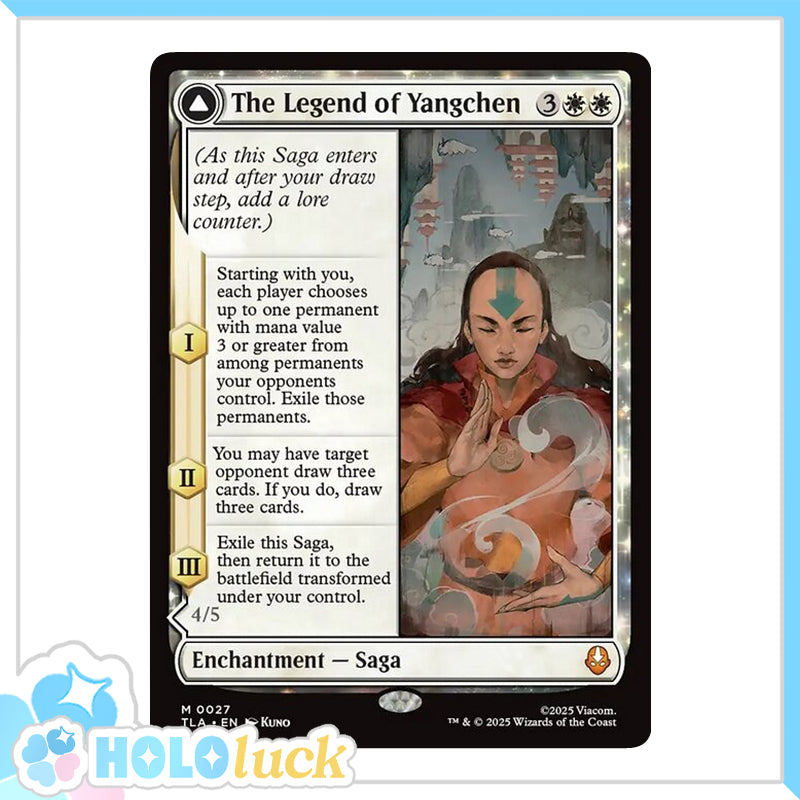 💫  The Legend of Yangchen // Avatar Yangchen  - TLA 27 💫 Avatar: The Last Airbender 💫 MTG NM
