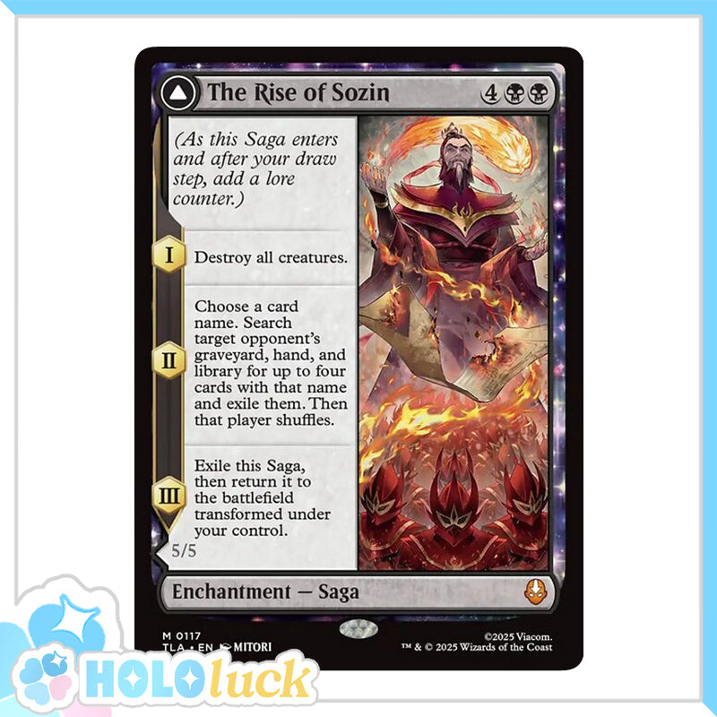 💫  The Rise of Sozin // Fire Lord Sozin  - TLA 117 💫 Avatar: The Last Airbender 💫 MTG NM