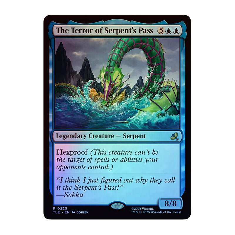 💫  The Terror of Serpent's Pass FOIL - TLE 225 💫 Avatar: The Last Airbender Eternal 💫 Magic the Gathering 💫 NM