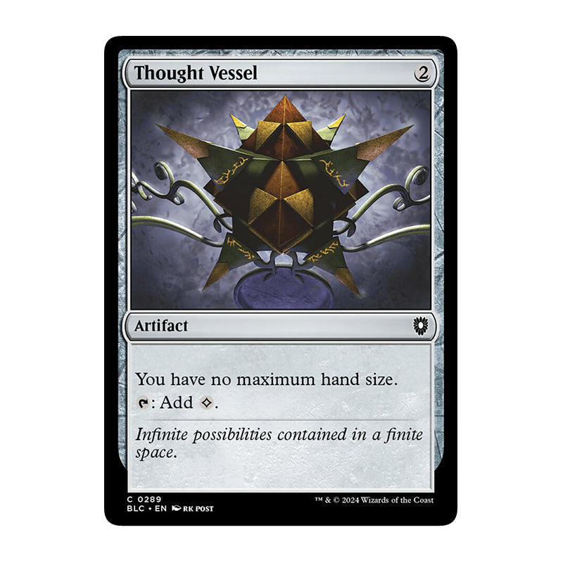 💫  Thought Vessel - BLC 289 💫 Bloomburrow Commander 💫 Magic the Gathering 💫 NM