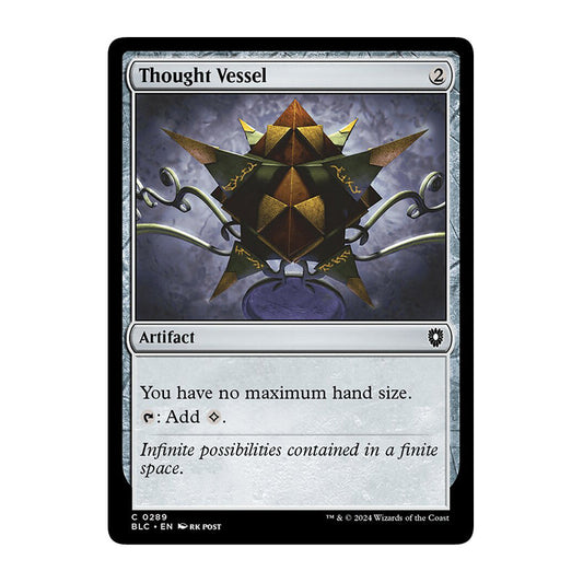 💫  Thought Vessel - BLC 289 💫 Bloomburrow Commander 💫 Magic the Gathering 💫 NM