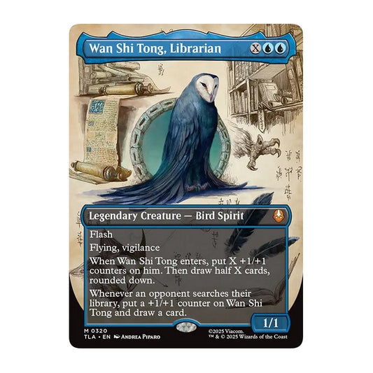 💫  Wan Shi Tong, Librarian (Borderless) - TLA 004 💫 Avatar: The Last Airbender 💫 Magic the Gathering 💫 NM