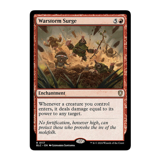 💫  Warstorm Surge - BLC 117 💫 Bloomburrow Commander 💫 Magic the Gathering 💫 NM
