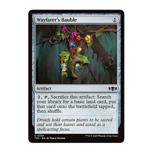 💫  Wayfarer's Bauble - TDC 145 💫 Tarkir Dragonstorm Commander 💫 Magic the Gathering 💫 NM