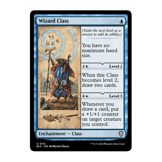 💫  Wizard Class - BLC 112 💫 Bloomburrow Commander 💫 Magic the Gathering 💫 NM