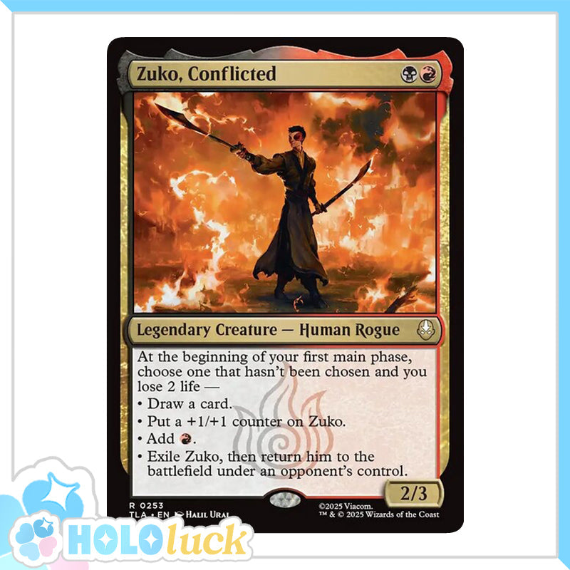 💫  Zuko, Conflicted  - TLA 253 💫 Avatar: The Last Airbender 💫 MTG NM