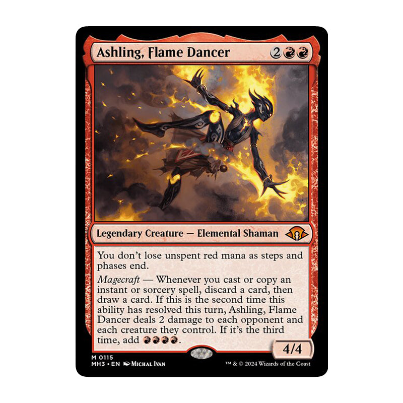 💫  Ashling, Flame Dancer  - MH3 115 💫 Modern Horizons 3 💫 Magic the Gathering 💫 NM