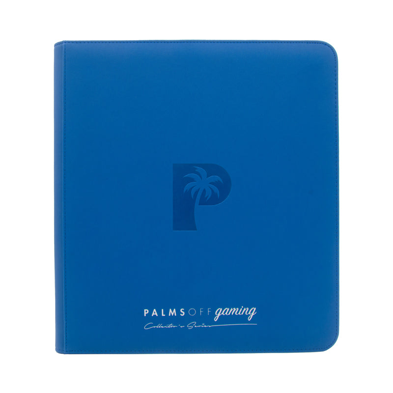 Collector's Series 12 Pocket Zip Binder - Blue
