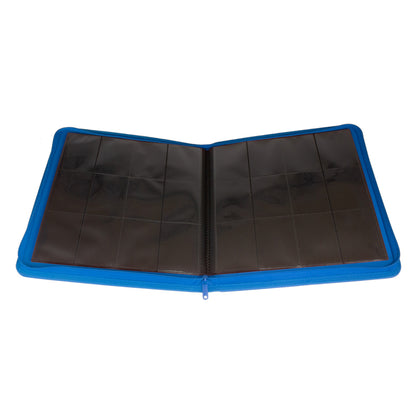 Collector's Series 12 Pocket Zip Binder - Blue