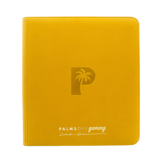 Collector's Series 12 Pocket Zip Binder - Yellow