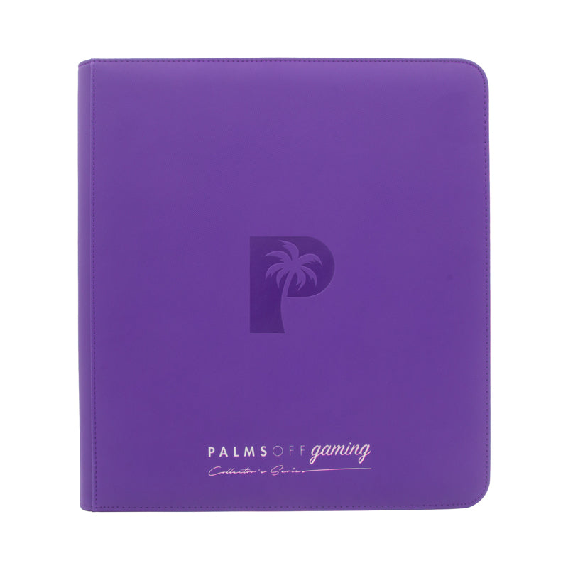 Collector's Series 12 Pocket Zip Binder - Purple