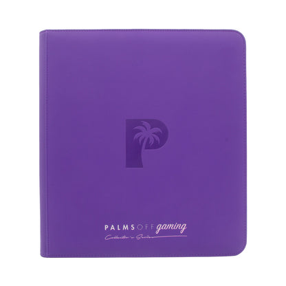 Collector's Series 12 Pocket Zip Binder - Purple