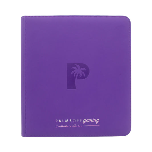 Collector's Series 12 Pocket Zip Binder - Purple