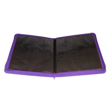 Collector's Series 12 Pocket Zip Binder - Purple