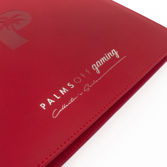 Collector's Series 12 Pocket Zip Binder - Red