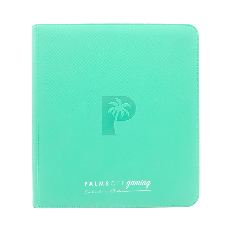 Collector's Series 12 Pocket Zip Binder - Turquoise