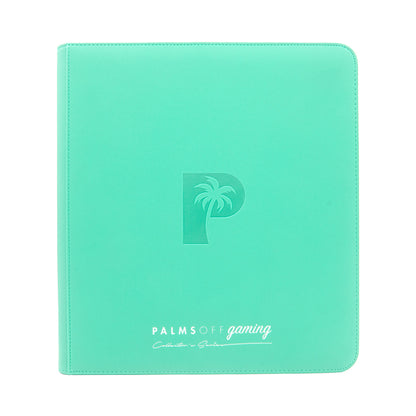 Collector's Series 12 Pocket Zip Binder - Turquoise