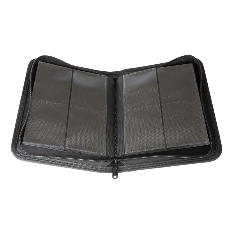 Collector's Series 4 Pocket Zip Binder - Black