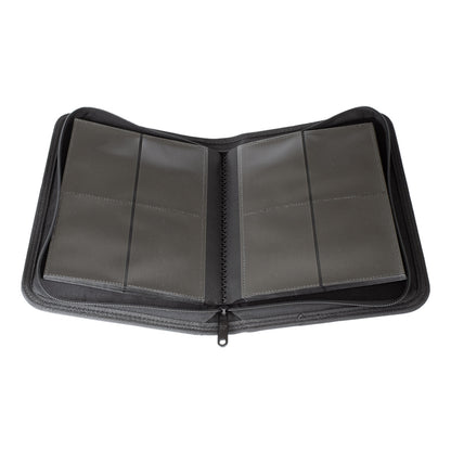 Collector's Series 4 Pocket Zip Binder - Black