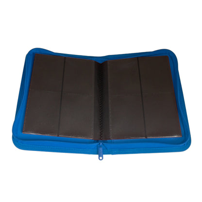 Collector's Series 4 Pocket Zip Binder - Blue