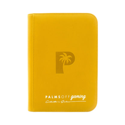 Collector's Series 4 Pocket Zip Binder - Yellow
