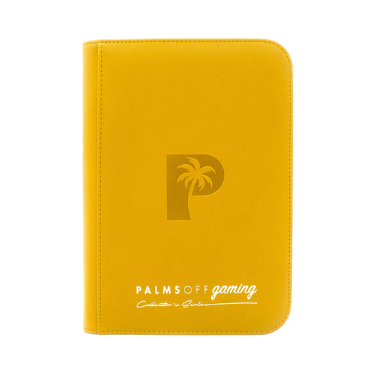 Collector's Series 4 Pocket Zip Binder - Yellow