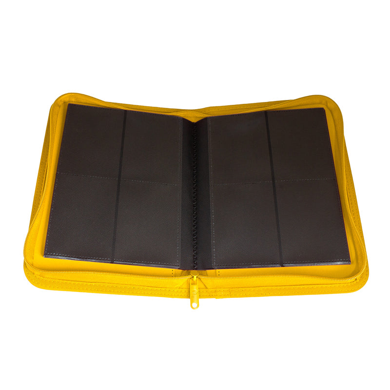 Collector's Series 4 Pocket Zip Binder - Yellow