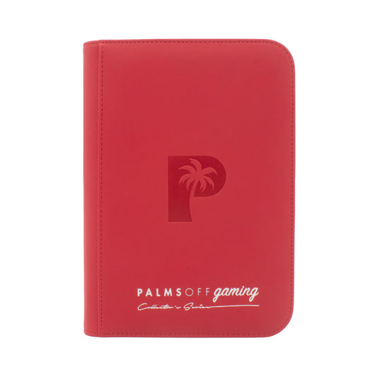Collector's Series 4 Pocket Zip Binder - Red