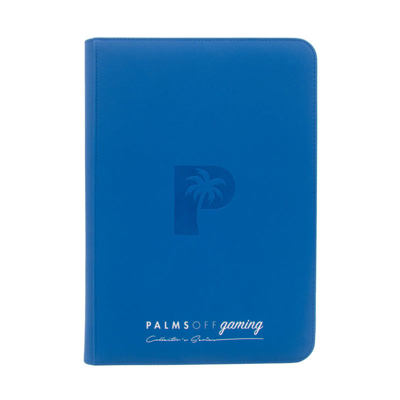 Collector's Series 9 Pocket Zip Binder - Blue