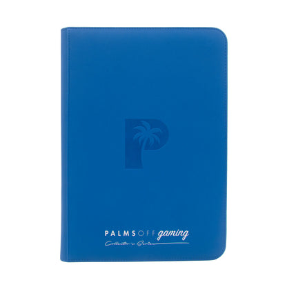 Collector's Series 9 Pocket Zip Binder - Blue