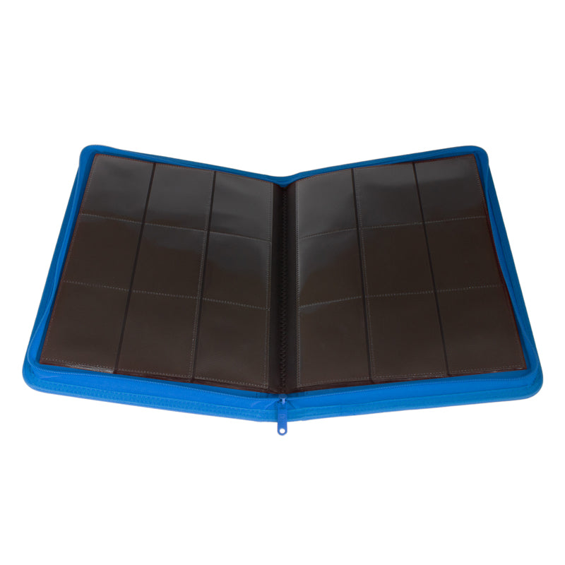 Collector's Series 9 Pocket Zip Binder - Blue