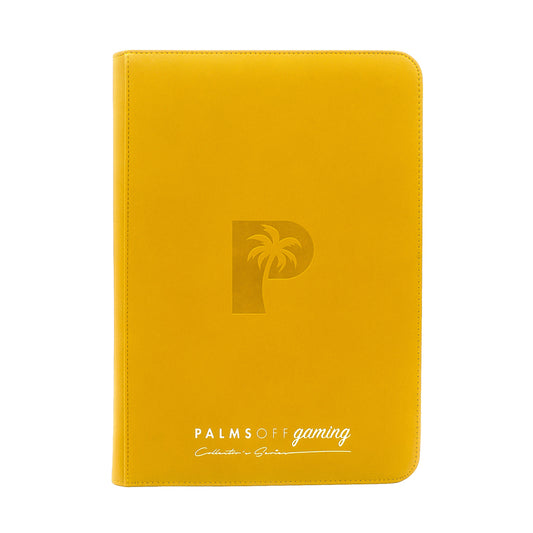 Collector's Series 9 Pocket Zip Binder - Yellow