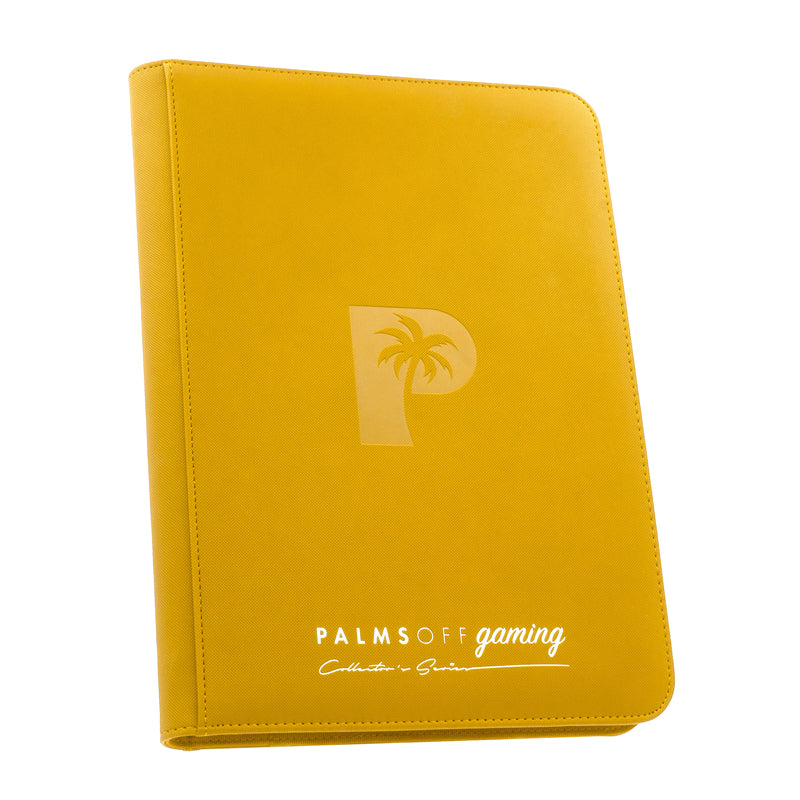 Collector's Series 9 Pocket Zip Binder - Yellow