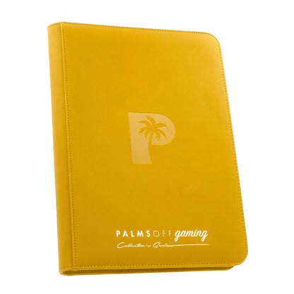 Collector's Series 9 Pocket Zip Binder - Yellow