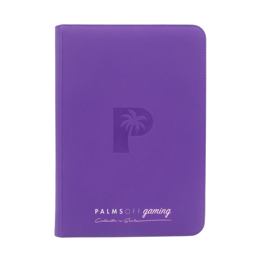 Collector's Series 9 Pocket Zip Binder - Purple