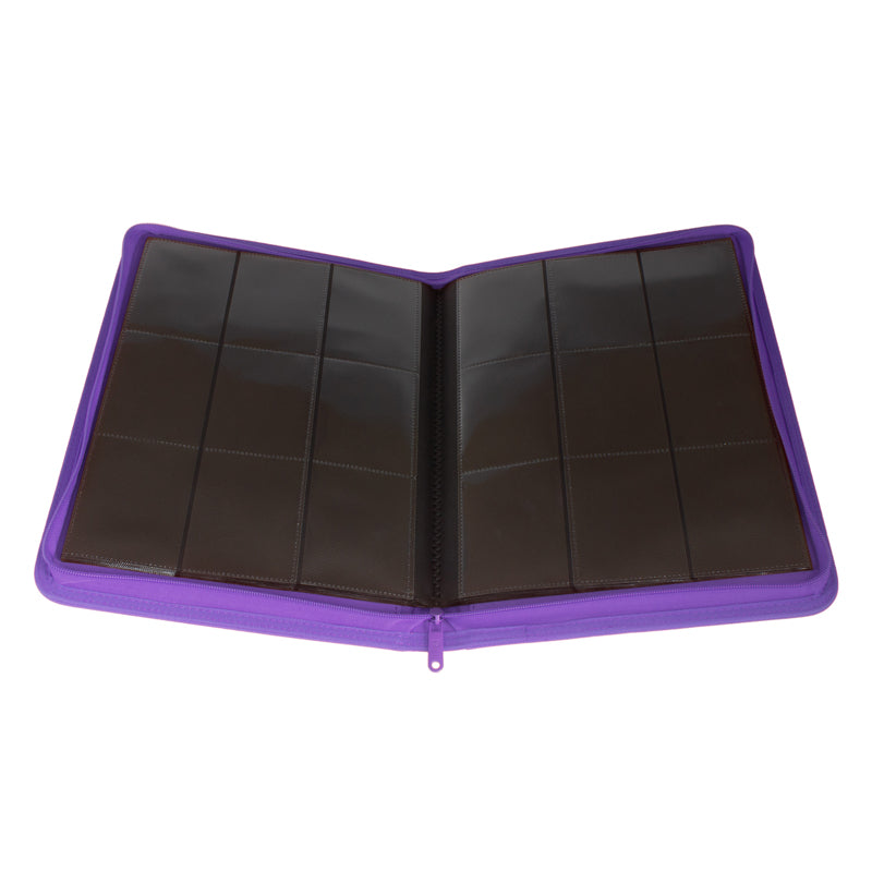 Collector's Series 9 Pocket Zip Binder - Purple