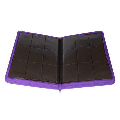 Collector's Series 9 Pocket Zip Binder - Purple
