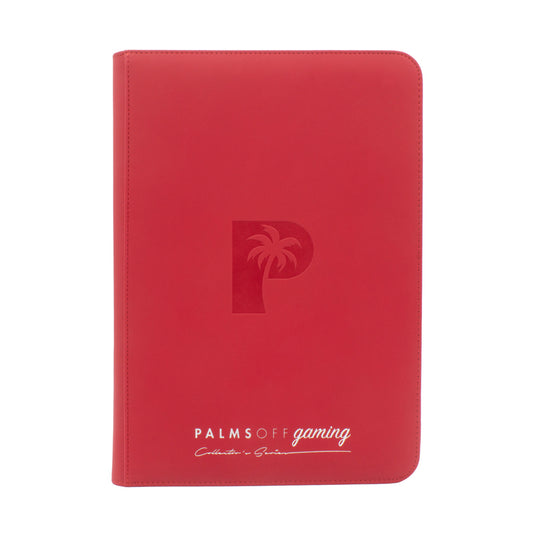 Collector's Series 9 Pocket Zip Binder - Red