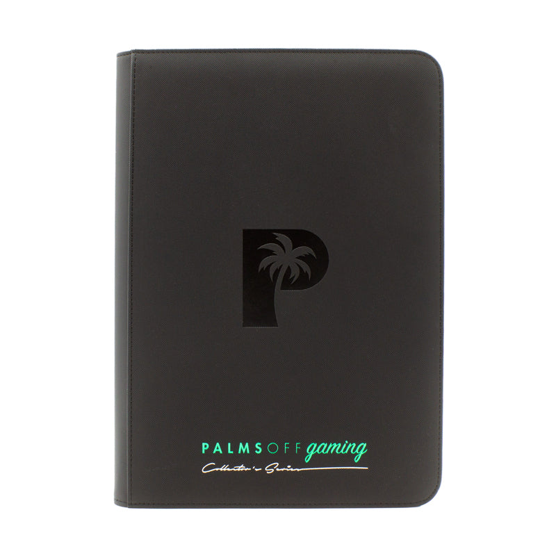 Collector's Series 9 Pocket Zip Binder - Black