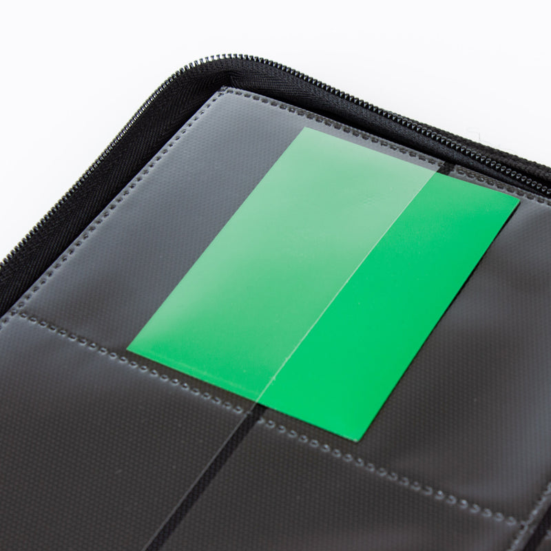 Collector's Series 9 Pocket Zip Binder - Black