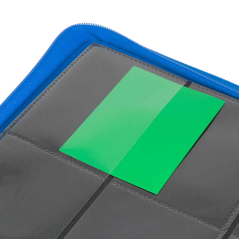 Collector's Series 12 Pocket Zip Binder - Blue