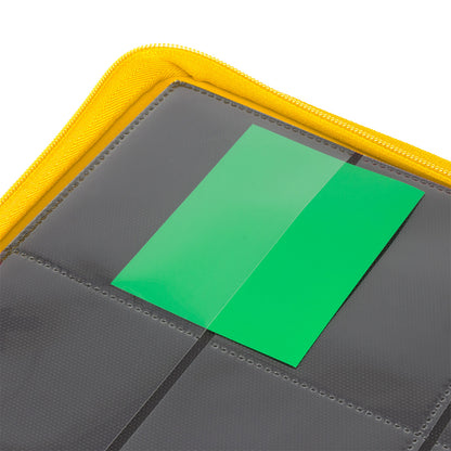 Collector's Series 4 Pocket Zip Binder - Yellow