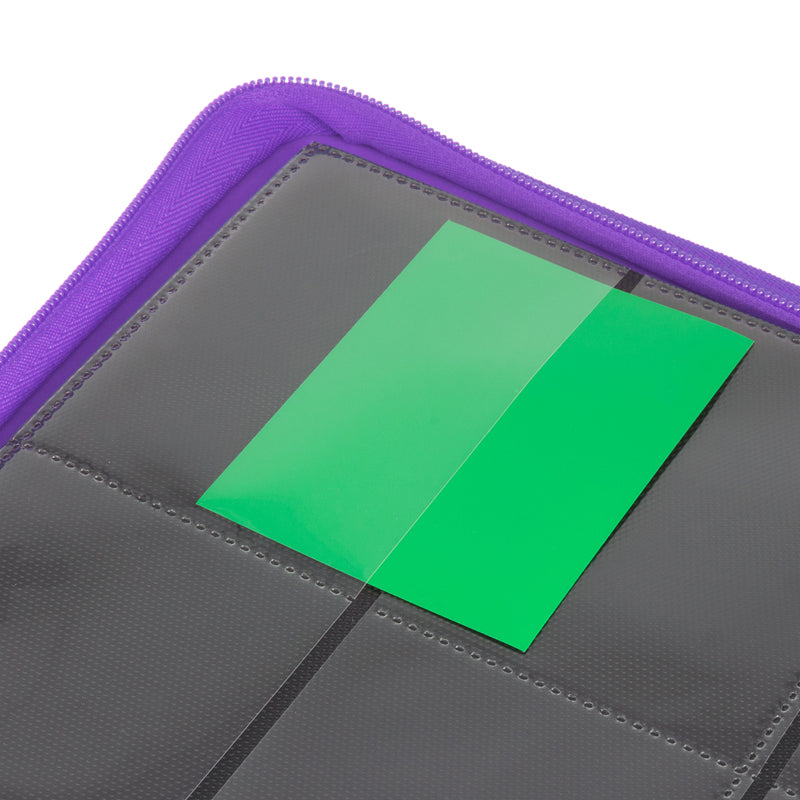 Collector's Series 9 Pocket Zip Binder - Purple