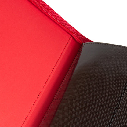 Collector's Series 4 Pocket Zip Binder - Red