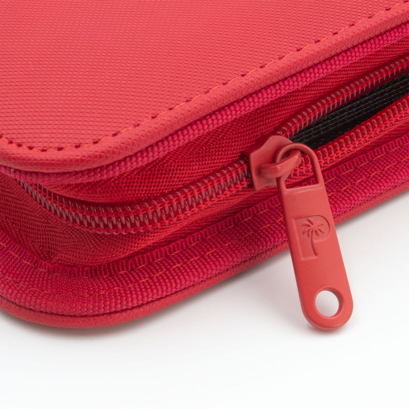 Collector's Series 4 Pocket Zip Binder - Red