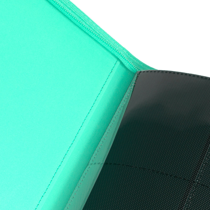 Collector's Series 4 Pocket Zip Binder - Turquoise
