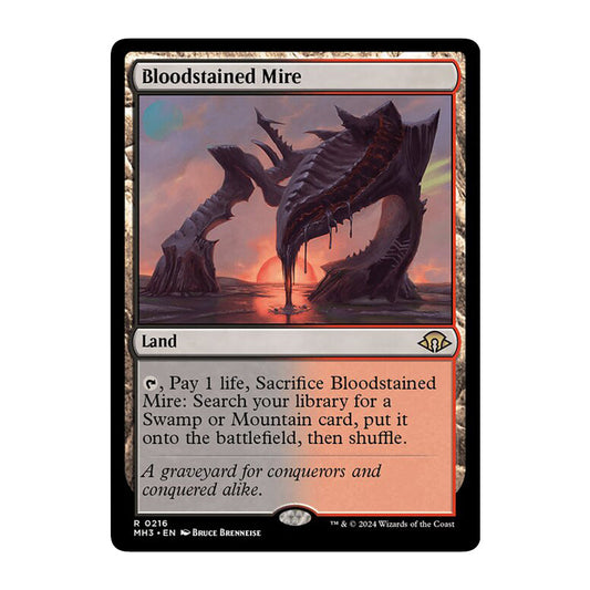💫  Bloodstained Mire  - MH3 216 💫 Modern Horizons 3 💫 Magic the Gathering 💫 NM