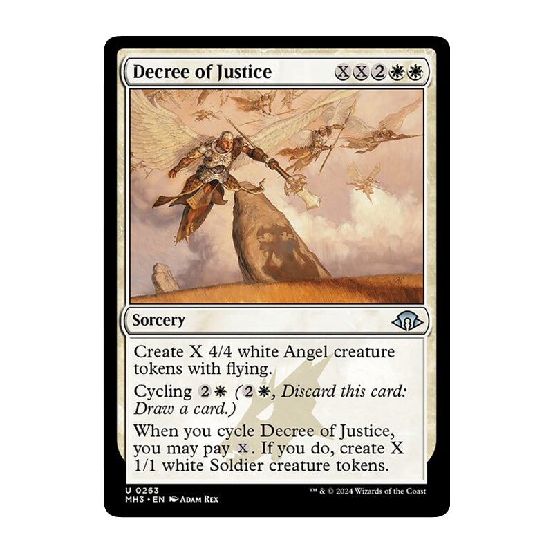💫  Decree of Justice  - MH3 263 💫 Modern Horizons 3 💫 MTG NM
