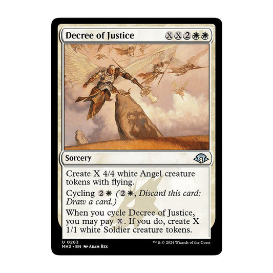 💫  Decree of Justice  - MH3 263 💫 Modern Horizons 3 💫 MTG NM