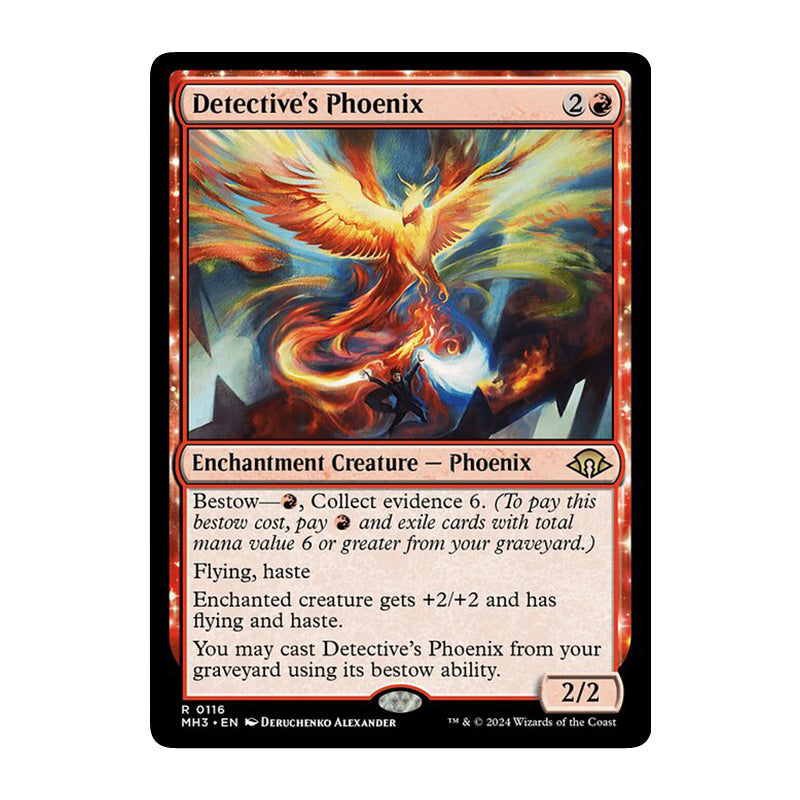 💫  Detective's Phoenix  - MH3 116 💫 Modern Horizons 3 💫 Magic the Gathering 💫 NM